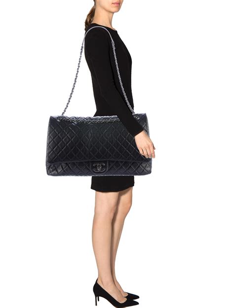 chanel xxl airline flap bag price|Chanel xxl travel flap bag.